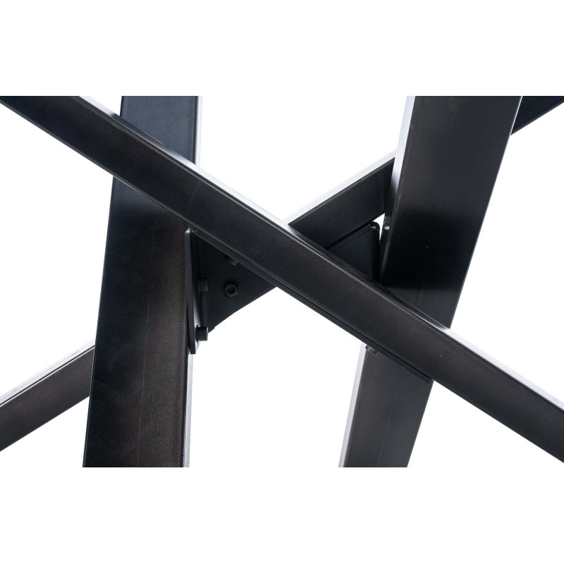 Patas de mesa Jimmy 120x60x72 negro industrial