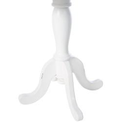 Mesa auxiliar Goa 70, natural/blanca