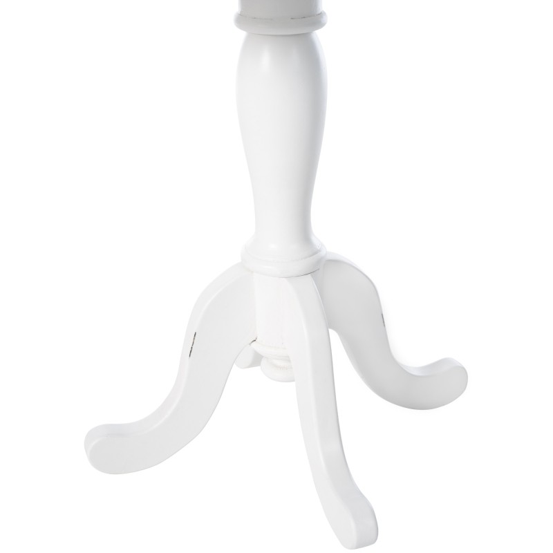 Mesa auxiliar Goa 70, natural/blanca