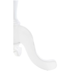 Mesa auxiliar Goa 70, natural/blanca