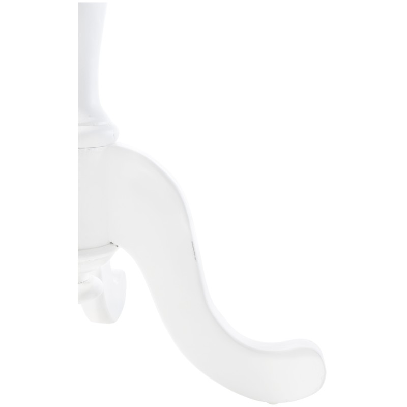 Mesa auxiliar Goa 70, natural/blanca