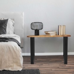 2 patas de mesa Velden, 30 cm, negras