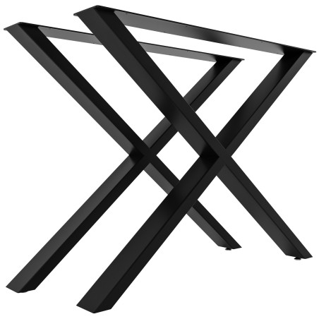 2 patas de mesa Swift L, negras