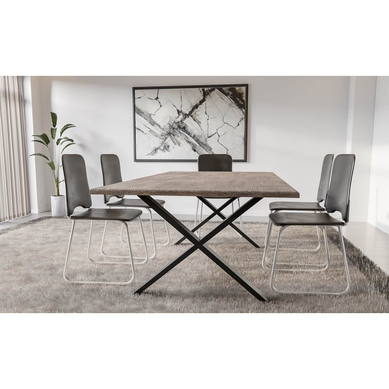 2 patas de mesa Swift L, negras