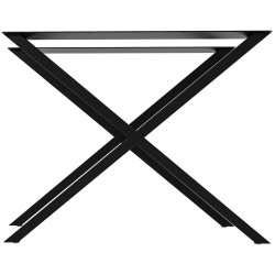 2 patas de mesa Swift L, negras