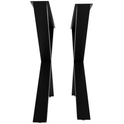 2 patas de mesa Swift L, negras