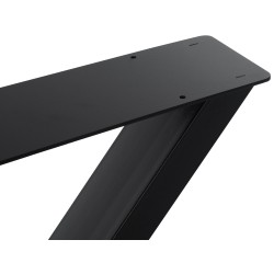 2 patas de mesa Swift L, negras