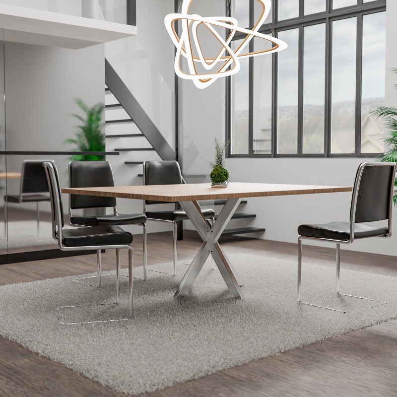 Patas de mesa de acero inoxidable Biloxi S