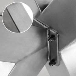 Patas de mesa de acero inoxidable Biloxi S