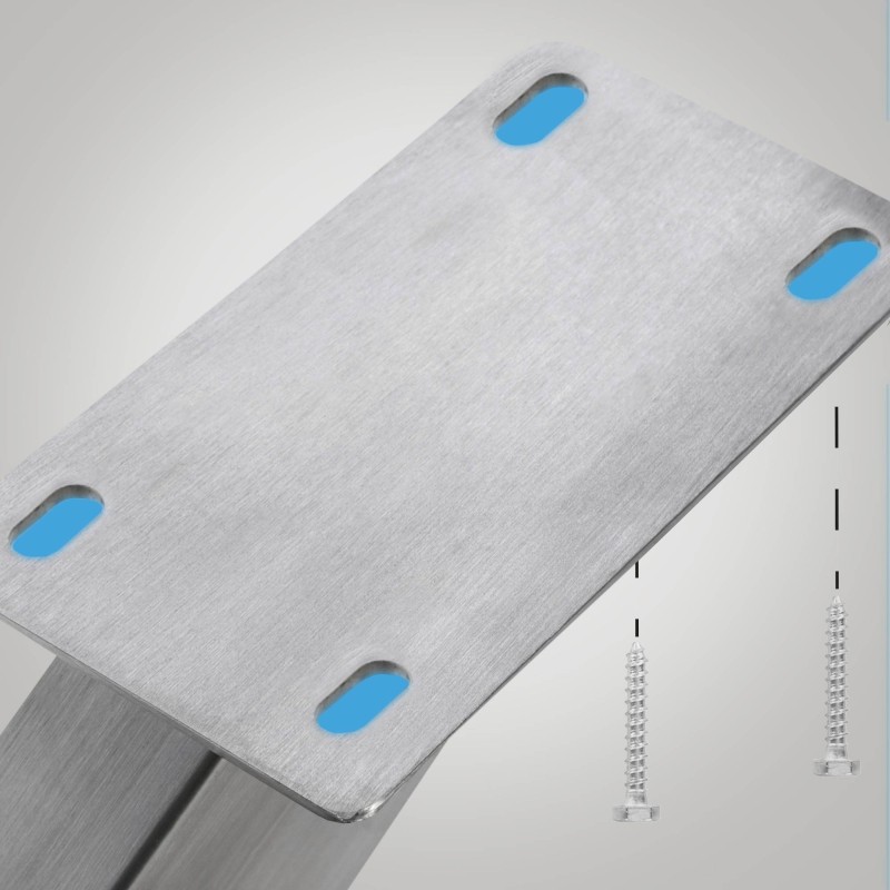 Patas de mesa de acero inoxidable Biloxi S