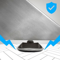 Patas de mesa de acero inoxidable Biloxi S