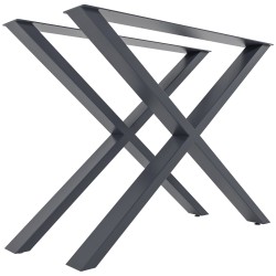 2 patas de mesa Swift L grises