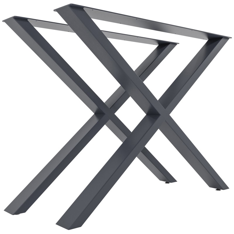 2 patas de mesa Swift L grises