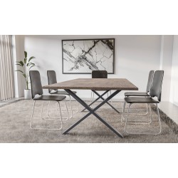 2 patas de mesa Swift L grises