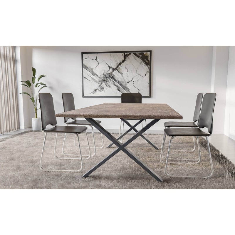 2 patas de mesa Swift L grises