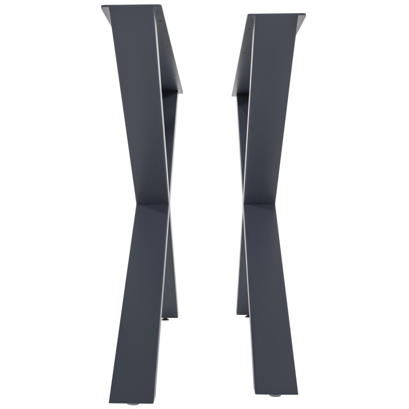 2 patas de mesa Swift L grises