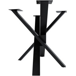 Patas de mesa Jimmy 120x70x72 negro industrial