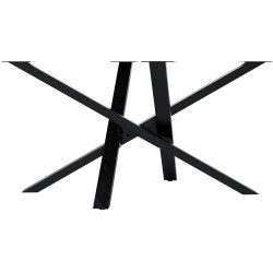 Patas de mesa Jimmy 140x70x72 negro industrial