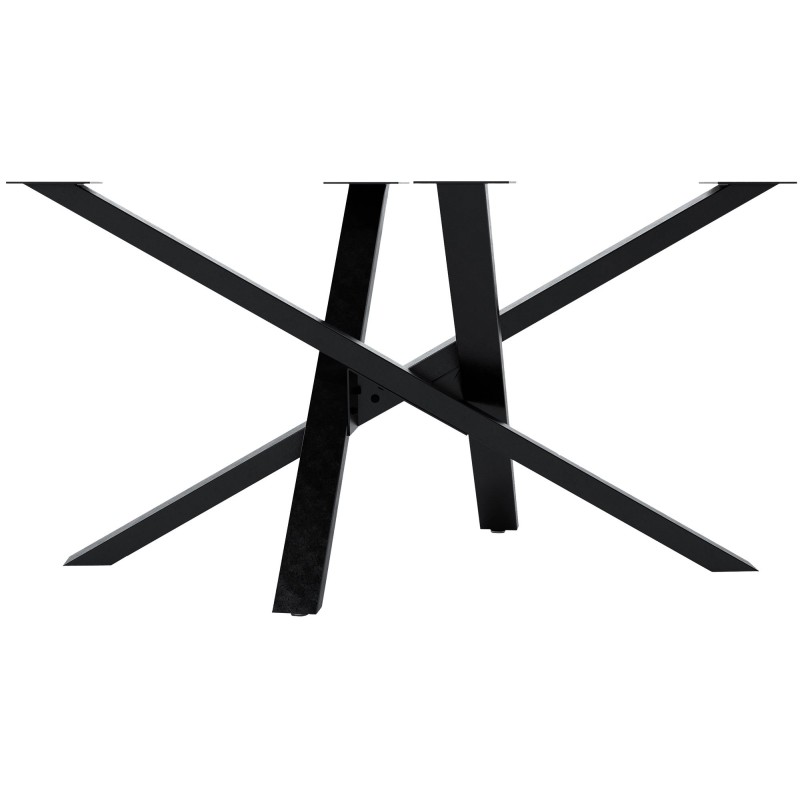 Patas de mesa Jimmy 140x70x72 negro industrial