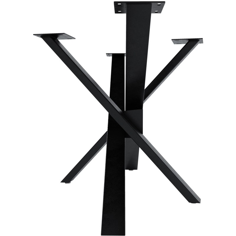 Patas de mesa Jimmy 140x70x72 negro industrial