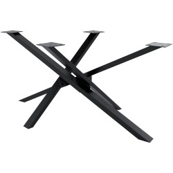 Patas de mesa Jimmy 160x80x72 negro industrial