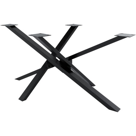 Patas de mesa Jimmy 160x80x72 negro industrial