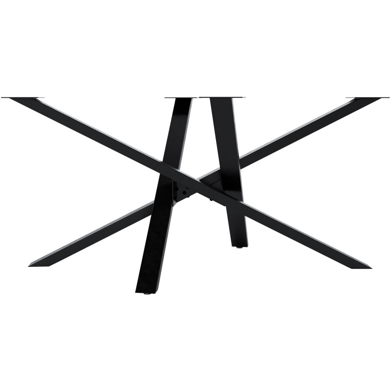 Patas de mesa Jimmy 160x80x72 negro industrial