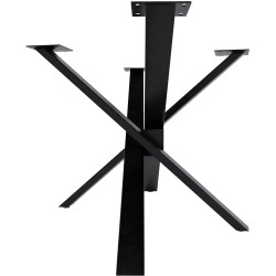 Patas de mesa Jimmy 160x80x72 negro industrial