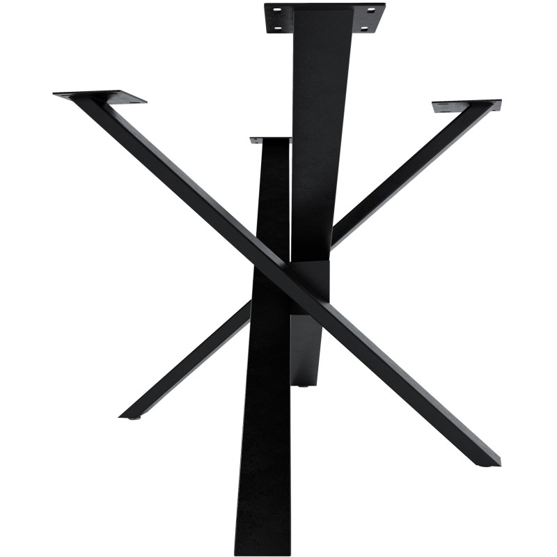 Patas de mesa Jimmy 160x80x72 negro industrial