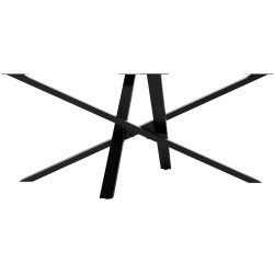 Patas de mesa Jimmy 180x80x72 negro industrial