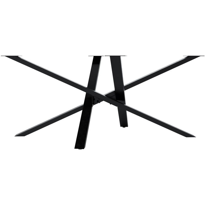 Patas de mesa Jimmy 180x80x72 negro industrial