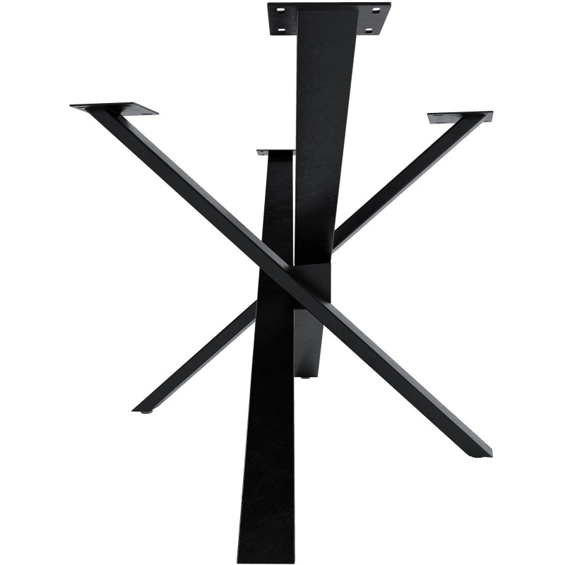 Patas de mesa Jimmy 180x80x72 negro industrial