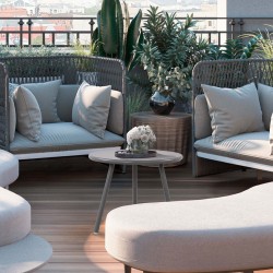 Mesa de centro Berea, gris oscuro