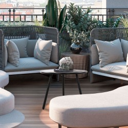 Mesa de centro Minot, negra