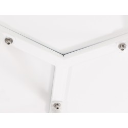 Mesa de centro Minot, blanca