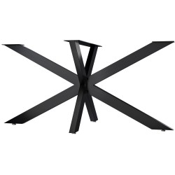 Patas de mesa Hardwick, 150 x 78 x 71 cm, negro industrial