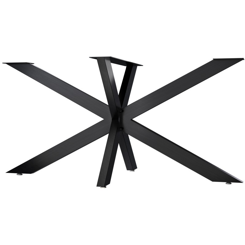 Patas de mesa Hardwick, 150 x 78 x 71 cm, negro industrial