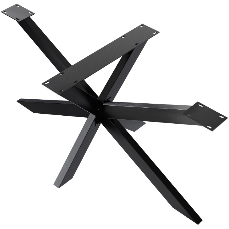 Patas de mesa Hardwick, 150 x 78 x 71 cm, negro industrial