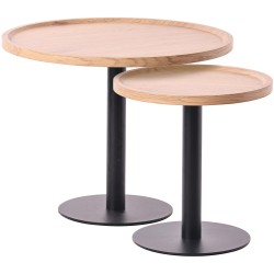 Juego de mesas auxiliares Aspen Natura