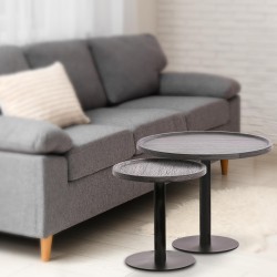 Juego de mesas auxiliares Aspen Grey