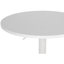 Mesa alta redonda blanca Lamoni