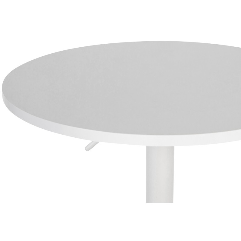 Mesa alta redonda blanca Lamoni