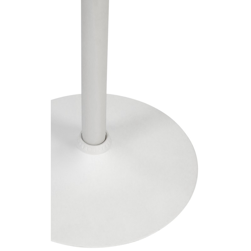 Mesa alta redonda blanca Lamoni