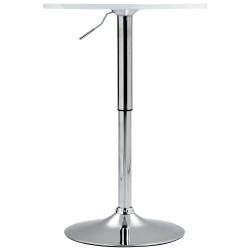 Mesa alta redonda blanca Lamoni