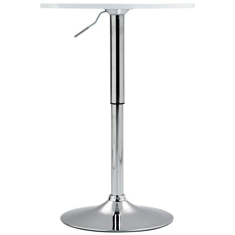 Mesa alta redonda blanca Lamoni