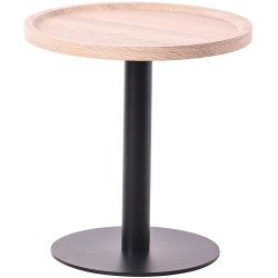 Mesa auxiliar Aspen M, roble