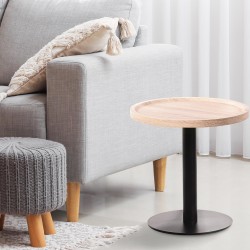 Mesa auxiliar Aspen M, roble