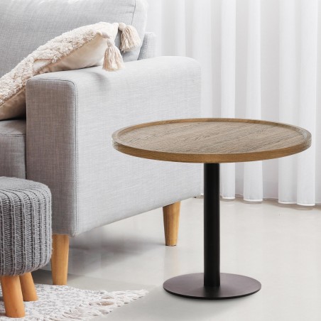 Mesa auxiliar Aspen L, marrón