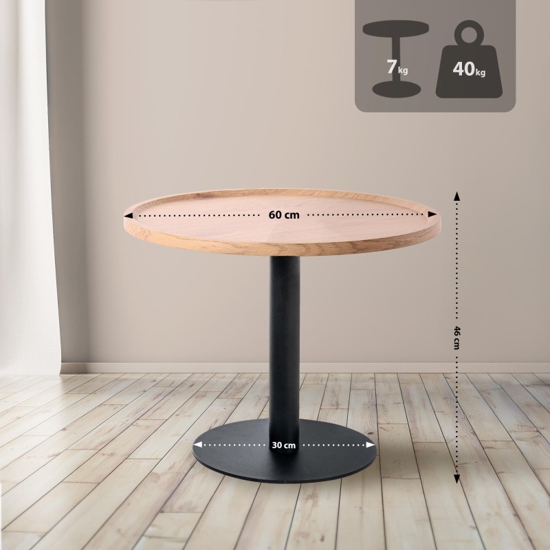 Mesa auxiliar Aspen L naturaleza