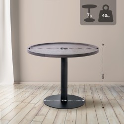 Mesa auxiliar Aspen L, gris